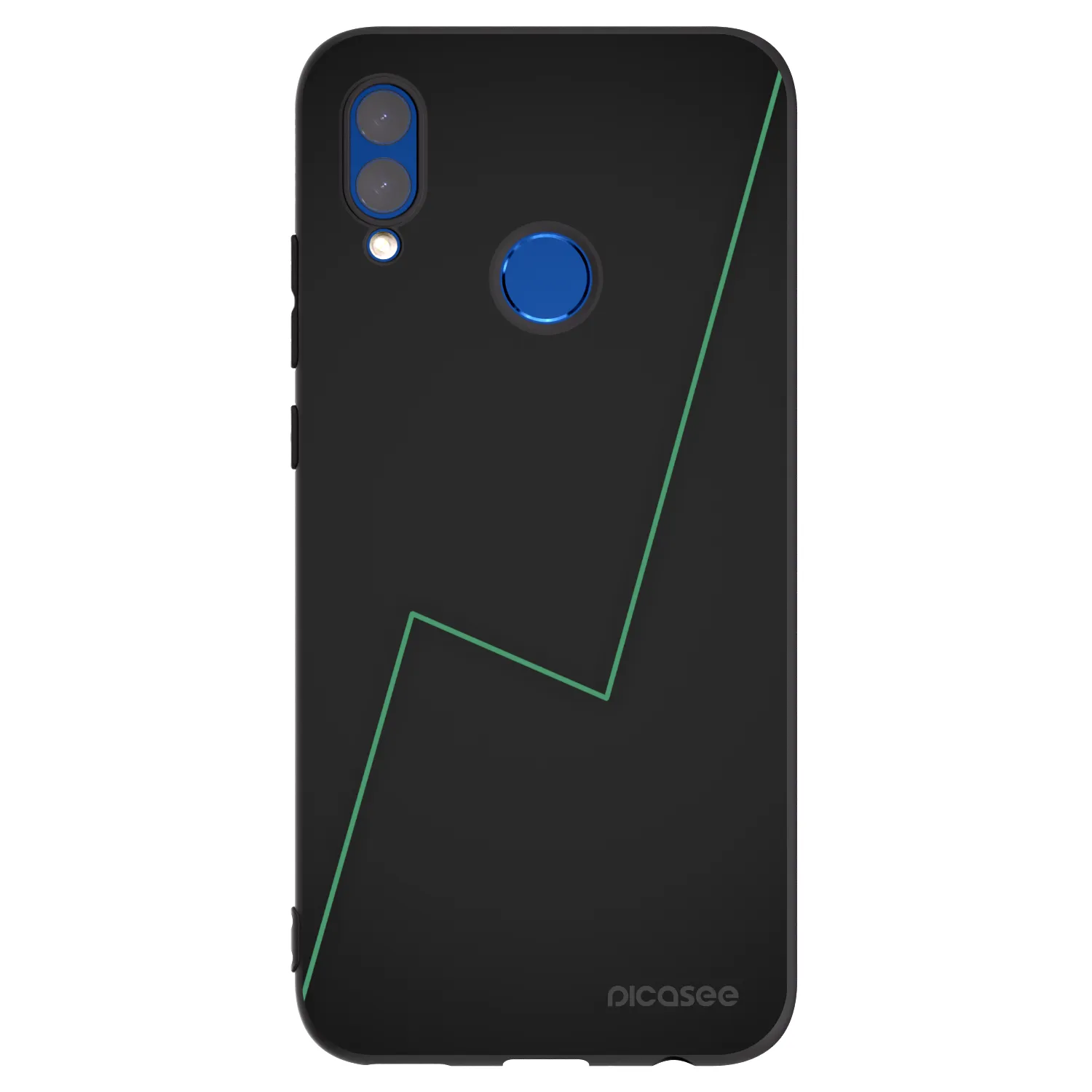 Picasee Honor 10 Lite Hülle - Schwarzes Silikon - Consistency