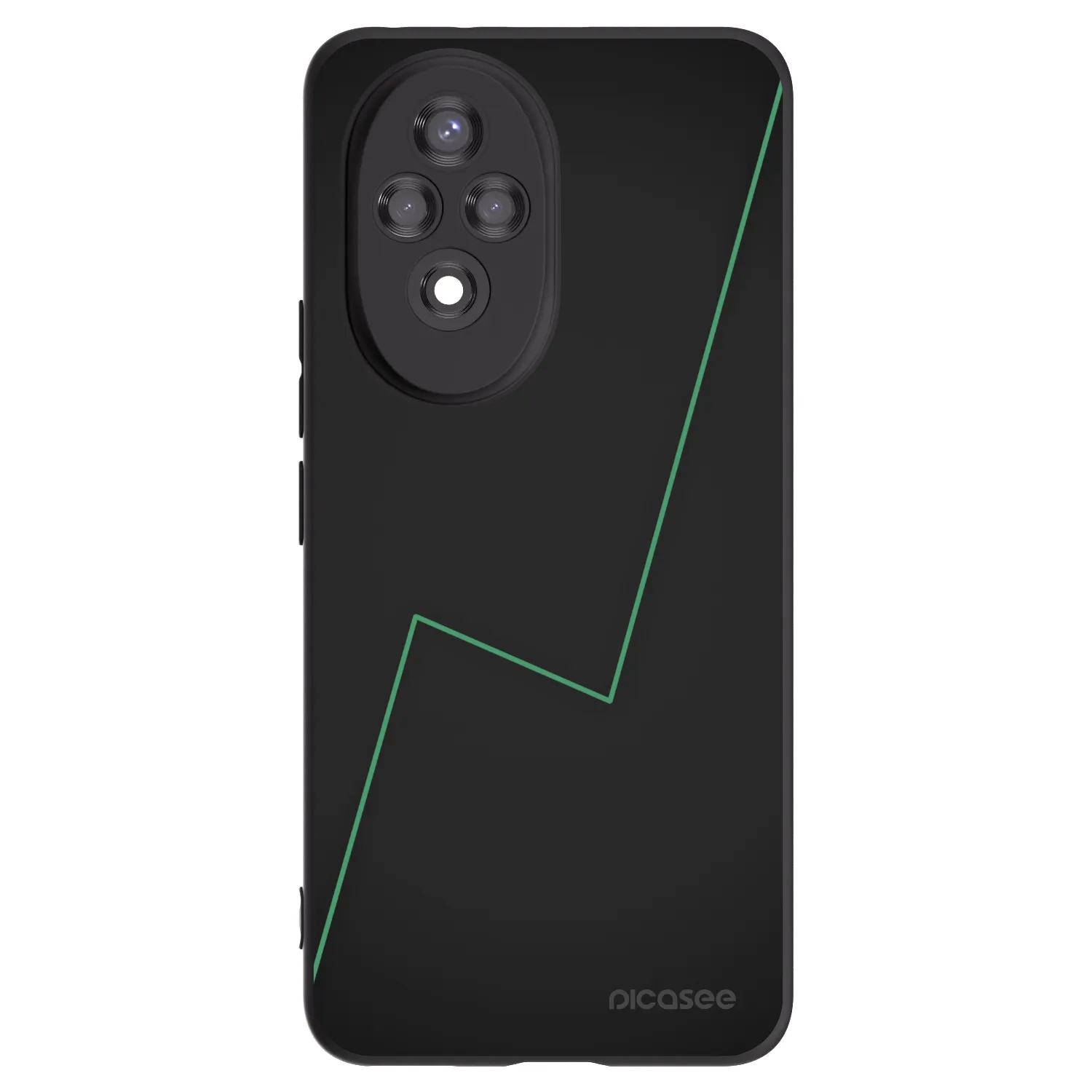Picasee Honor 200 Pro 5G Hülle - Schwarzes Silikon - Consistency