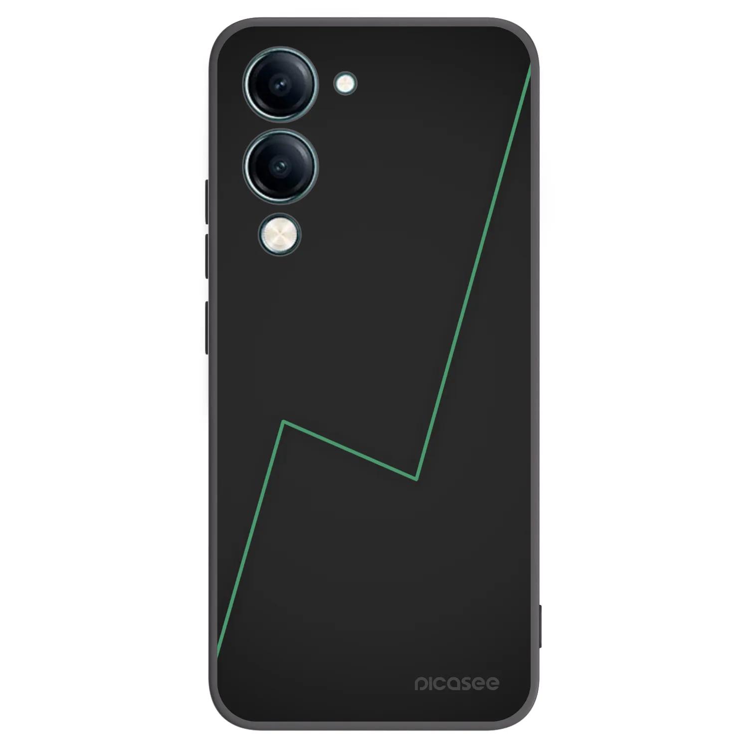 Picasee Vivo Y29s 5G Hülle - Schwarzes Silikon - Consistency