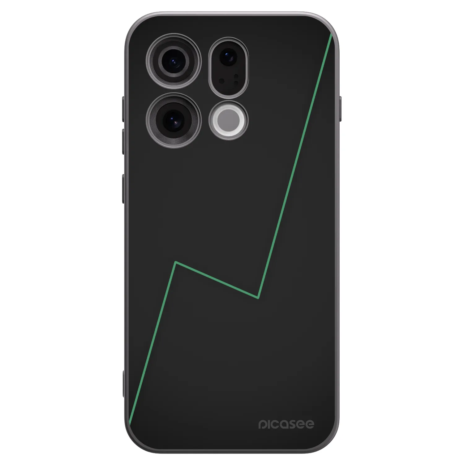 Picasee OPPO Find X9 Hülle - Schwarzes Silikon - Consistency