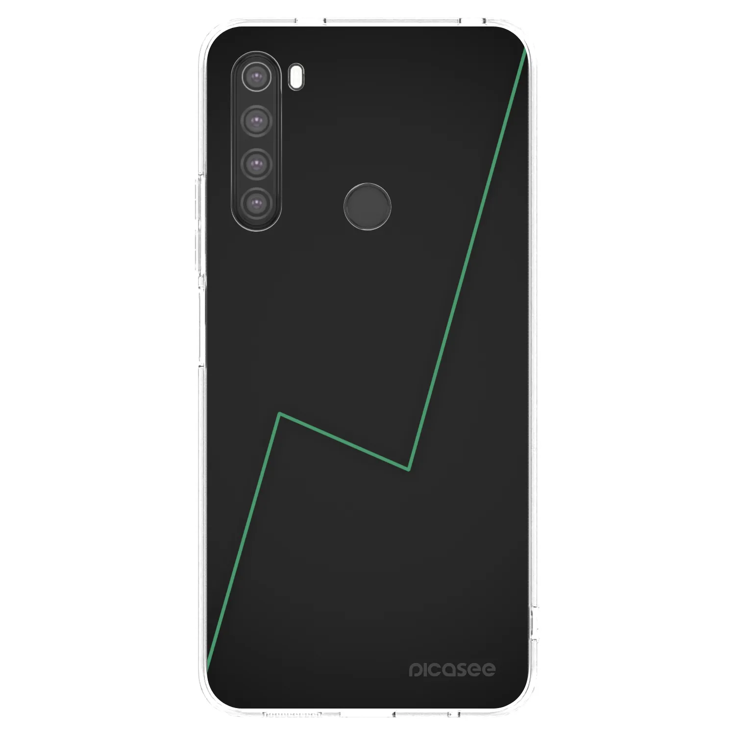 Picasee Xiaomi Redmi Note 8 Hülle - Transparentes Silikon - Consistency