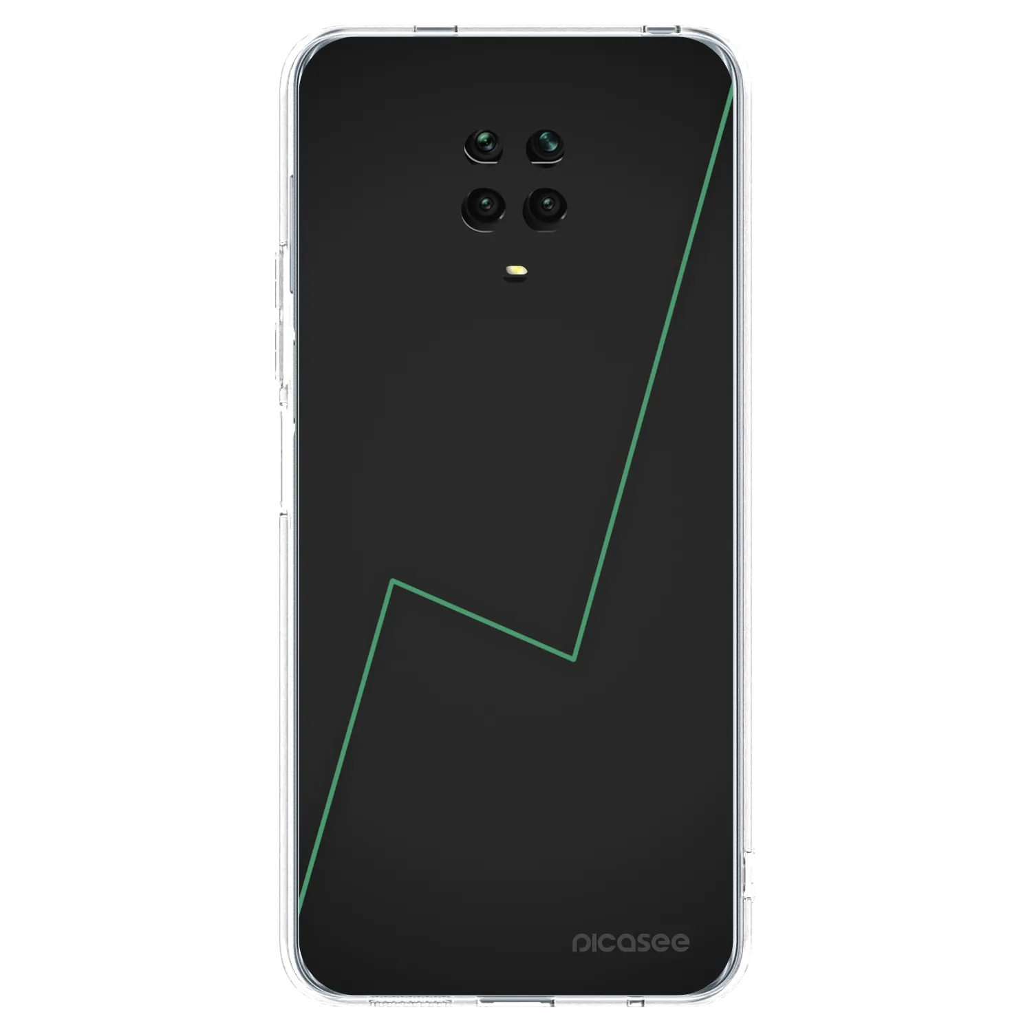 Picasee Xiaomi Redmi Note 9 Pro Hülle - Transparentes Silikon - Consistency