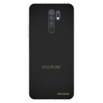 Picasee Xiaomi Redmi 9 Hülle - Transparentes Silikon - Discipline