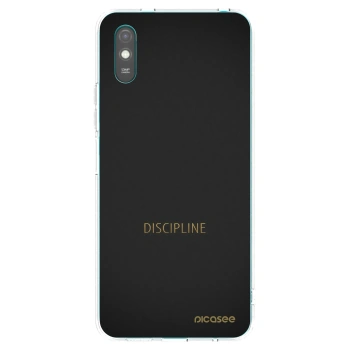 Picasee Xiaomi Redmi 9A Hülle - Transparentes Silikon - Discipline