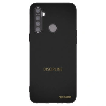 Picasee Realme 6i Hülle - Schwarzes Silikon - Discipline