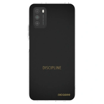 Picasee Xiaomi Poco M3 Hülle - Transparentes Silikon - Discipline