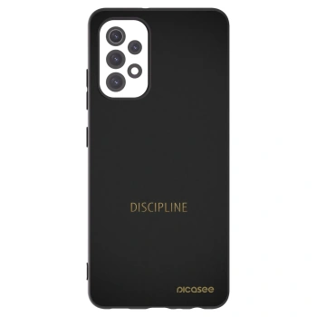 Picasee Samsung Galaxy A32 5G A326B Hülle - Schwarzes Silikon - Discipline