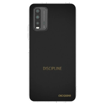 Picasee Xiaomi Redmi 9T Hülle - Transparentes Silikon - Discipline