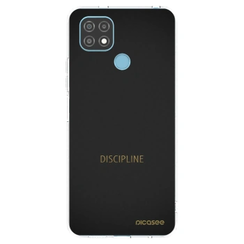 Picasee Realme C21 Hülle - Transparentes Silikon - Discipline