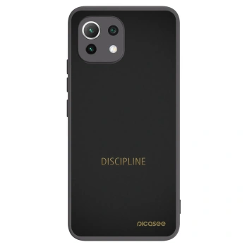 Picasee Xiaomi 11 Lite 5G NE Hülle - Schwarzes Silikon - Discipline