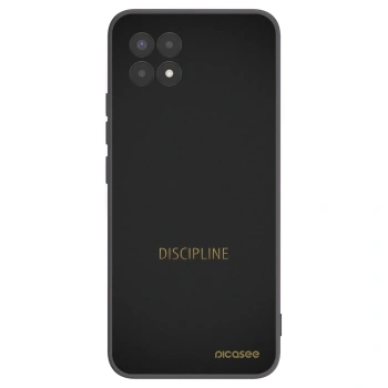 Picasee Realme 8i Hülle - Schwarzes Silikon - Discipline