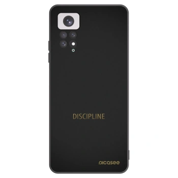 Picasee Xiaomi Redmi Note 11 Hülle - Schwarzes Silikon - Discipline