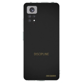 Picasee Xiaomi Redmi Note 11 Hülle - Transparentes Silikon - Discipline
