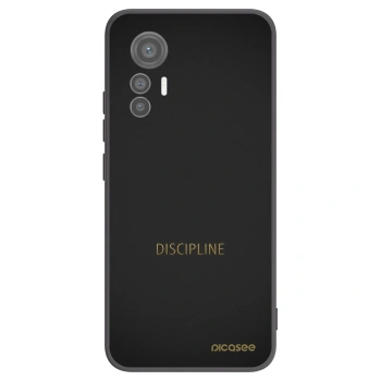 Picasee Xiaomi 12 Lite Hülle - Schwarzes Silikon - Discipline