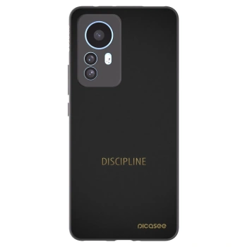 Picasee Xiaomi 12T Pro Hülle - Schwarzes Silikon - Discipline