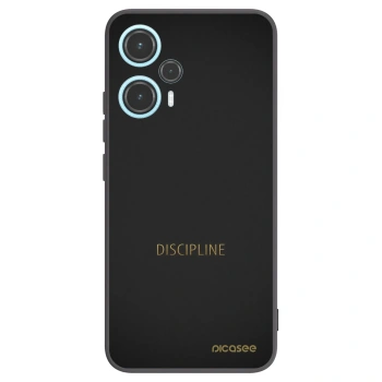 Picasee Xiaomi Poco F5 Hülle - Schwarzes Silikon - Discipline