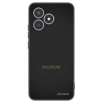Picasee Realme C53 Hülle - Schwarzes Silikon - Discipline