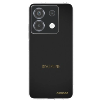 Picasee Xiaomi Poco X6 Hülle - Transparentes Silikon - Discipline