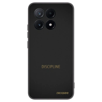 Picasee Xiaomi Poco X6 Pro Hülle - Schwarzes Silikon - Discipline