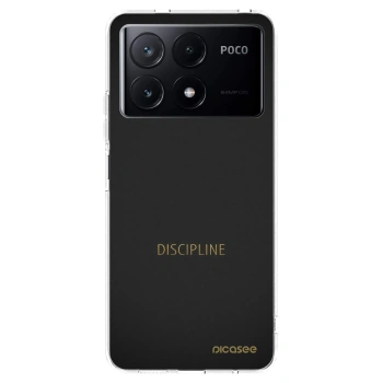 Picasee Xiaomi Poco X6 Pro Hülle - Transparentes Silikon - Discipline