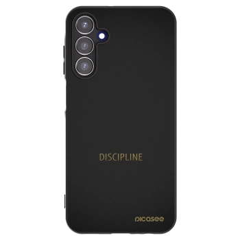 Picasee Samsung Galaxy A15 A155F 4G Hülle - Schwarzes Silikon - Discipline