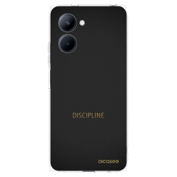 Picasee Realme C33 (2023) Hülle - Transparentes Silikon - Discipline