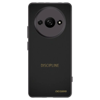 Picasee Xiaomi Redmi A3 Hülle - Schwarzes Silikon - Discipline