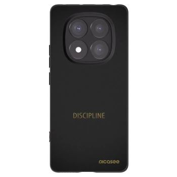 Picasee Xiaomi Redmi Note 14 Pro 5G Hülle - Schwarzes Silikon - Discipline