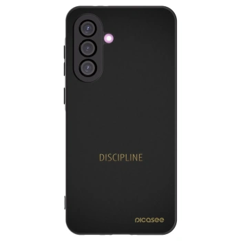 Picasee Samsung Galaxy A56 5G A566B Hülle - Schwarzes Silikon - Discipline