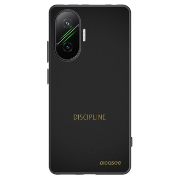 Picasee Xiaomi Poco F7 5G Hülle - Schwarzes Silikon - Discipline