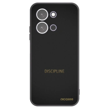 Picasee Xiaomi Redmi 15C 5G Hülle - Schwarzes Silikon - Discipline