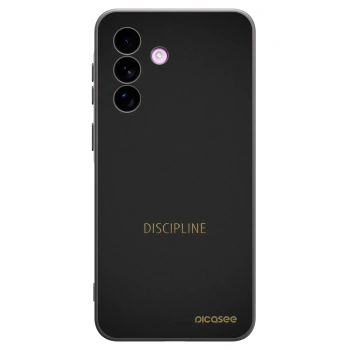 Picasee Samsung Galaxy A57 5G Hülle - Schwarzes Silikon - Discipline