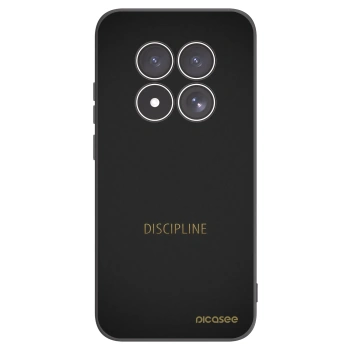 Picasee Xiaomi Redmi Note 15 Pro 5G Hülle - Schwarzes Silikon - Discipline