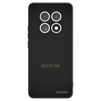 Picasee Xiaomi Redmi Note 15 5G Hülle - Schwarzes Silikon - Discipline