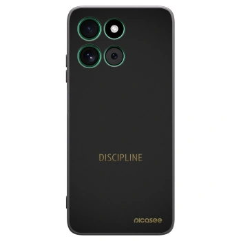 Picasee Motorola Moto G57 Power Hülle - Schwarzes Silikon - Discipline