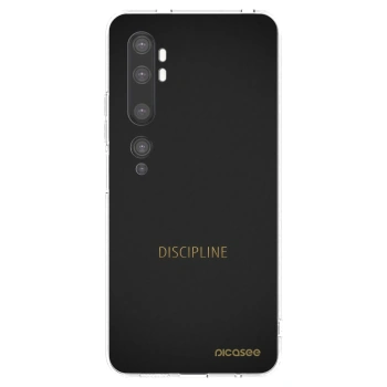 Picasee Xiaomi Mi Note 10 (Pro) Hülle - Transparentes Silikon - Discipline