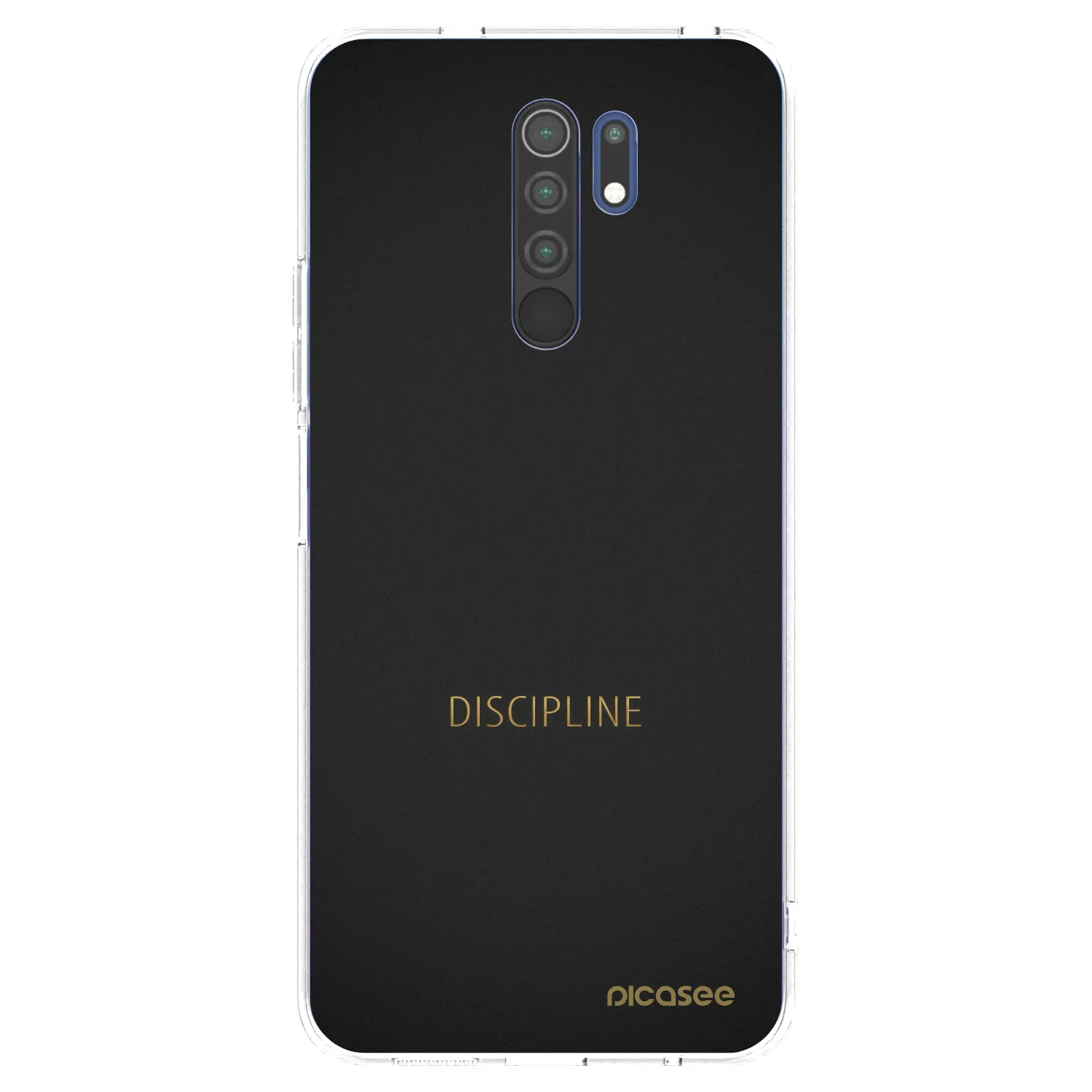 Picasee Xiaomi Redmi 9 Hülle - Transparentes Silikon - Discipline