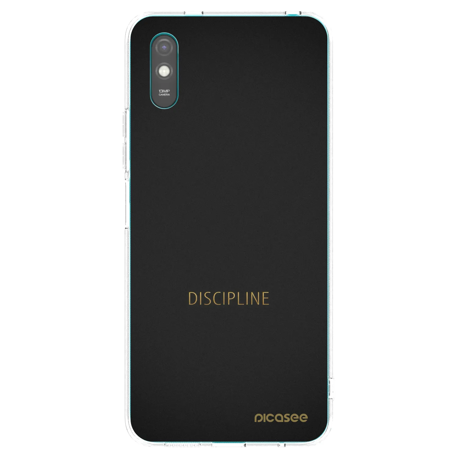 Picasee Xiaomi Redmi 9A Hülle - Transparentes Silikon - Discipline