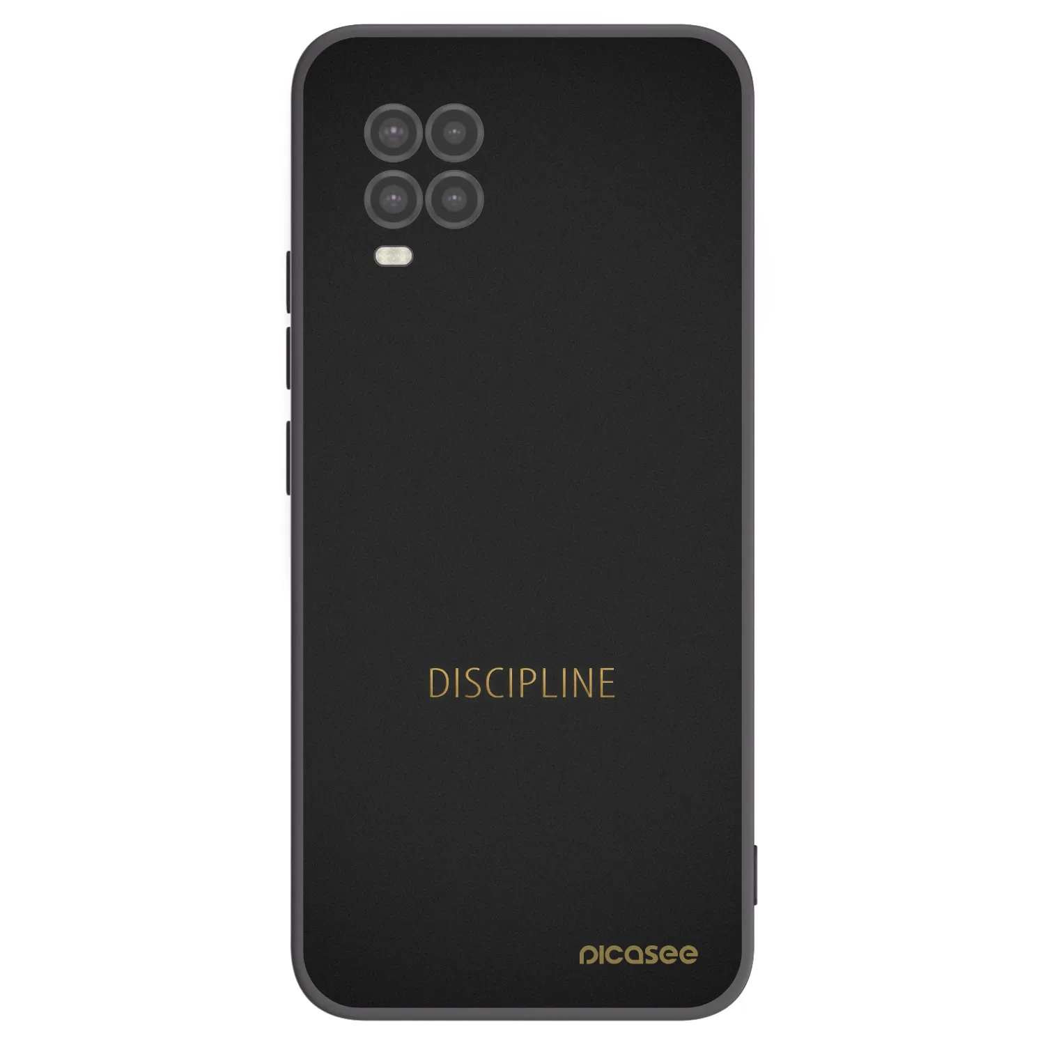 Picasee Xiaomi Mi 10 Lite Hülle - Schwarzes Silikon - Discipline