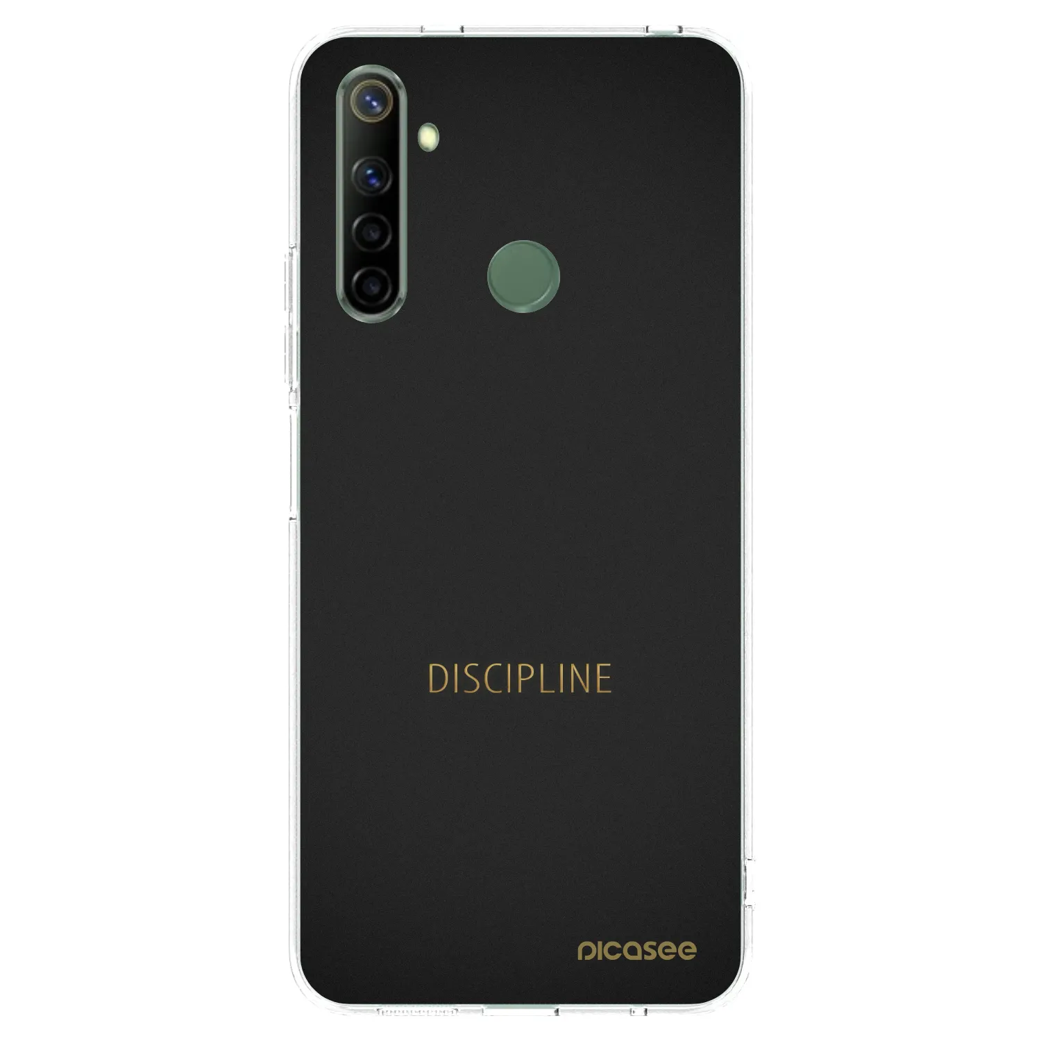 Picasee Realme 6i Hülle - Transparentes Silikon - Discipline