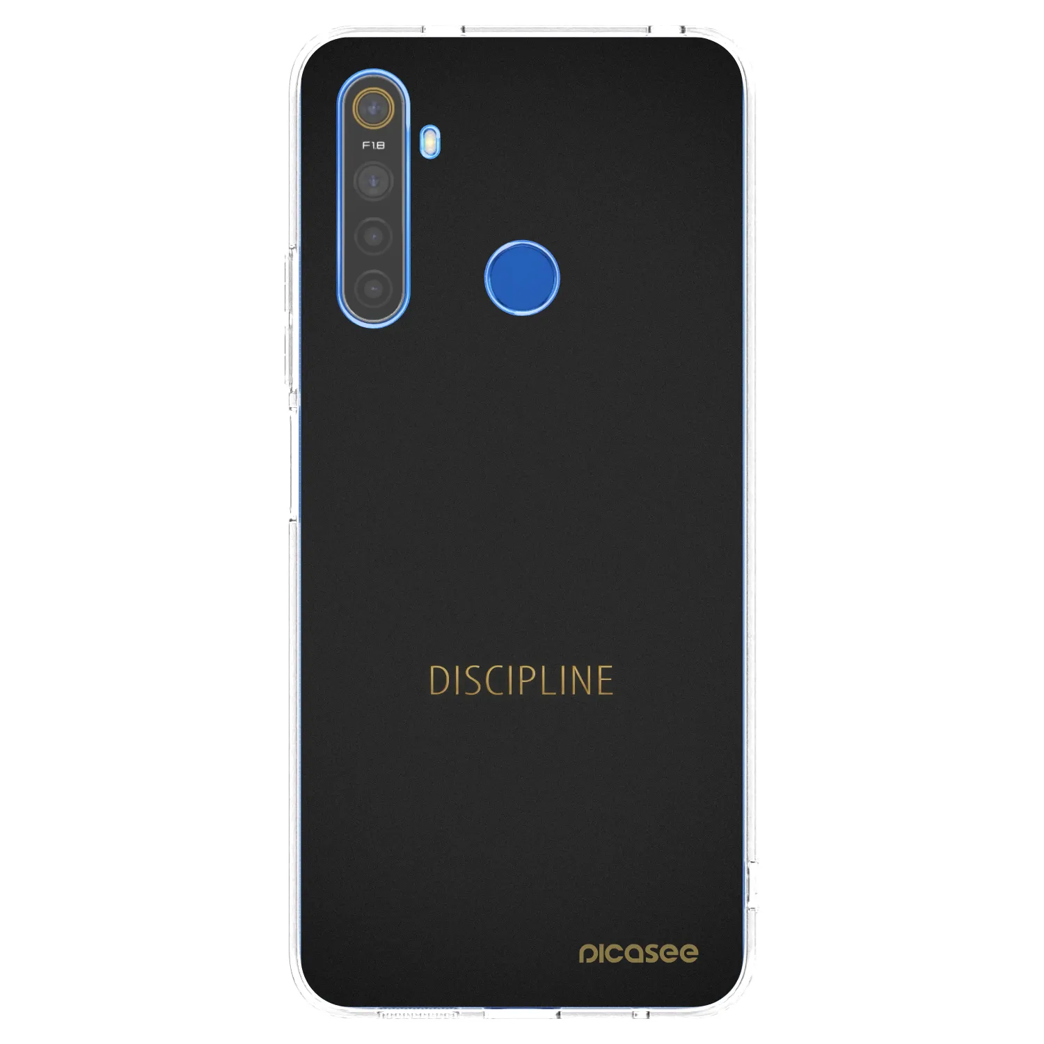 Picasee Realme 5 Hülle - Transparentes Silikon - Discipline