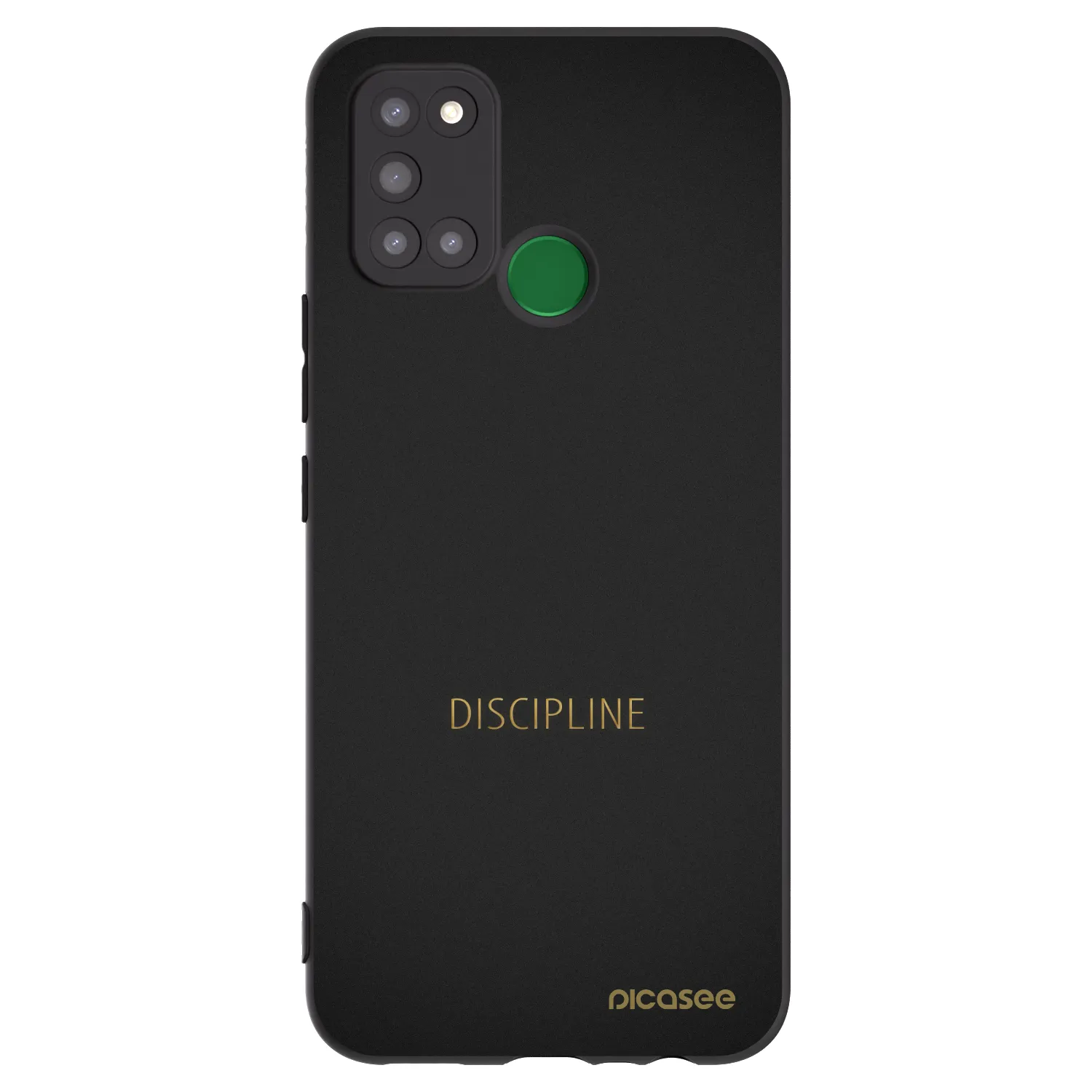 Picasee Realme 7i Hülle - Schwarzes Silikon - Discipline