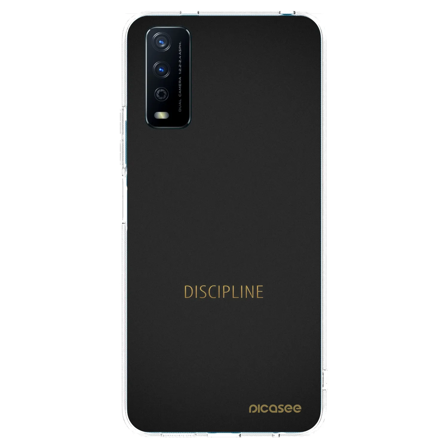 Picasee Vivo Y11s Hülle - Transparentes Silikon - Discipline