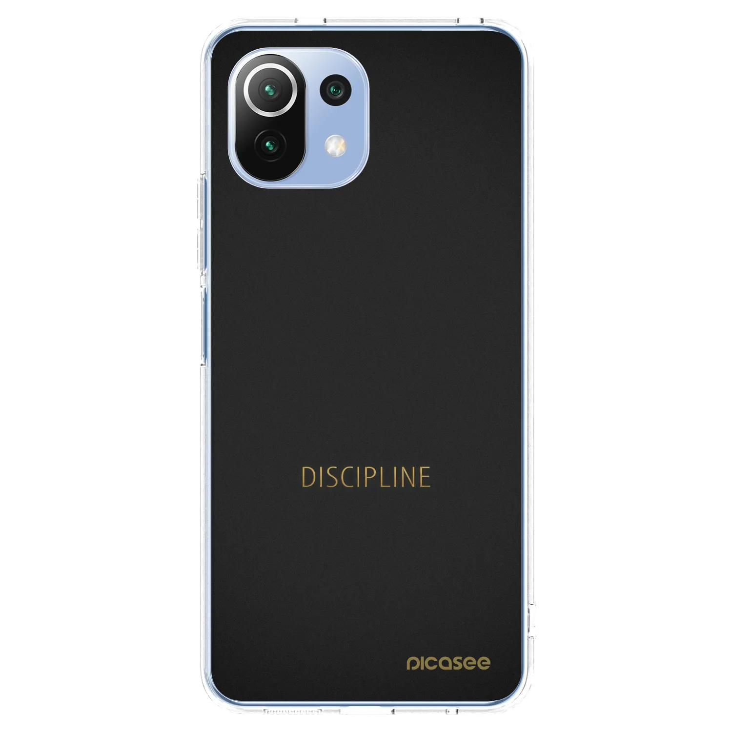 Picasee Xiaomi 11 Lite 5G NE Hülle - Transparentes Silikon - Discipline