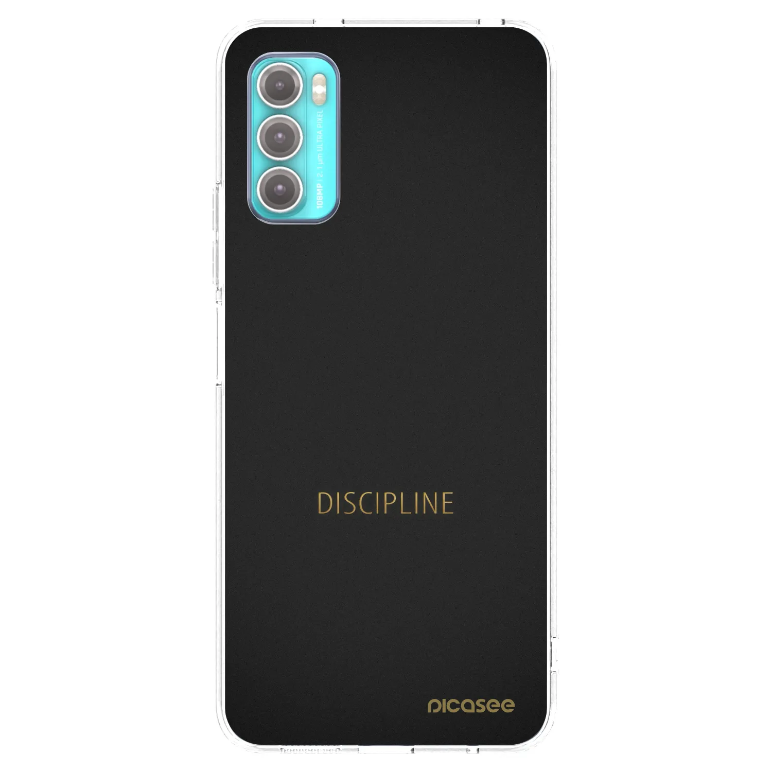 Picasee Motorola Moto G60 Hülle - Transparentes Silikon - Discipline