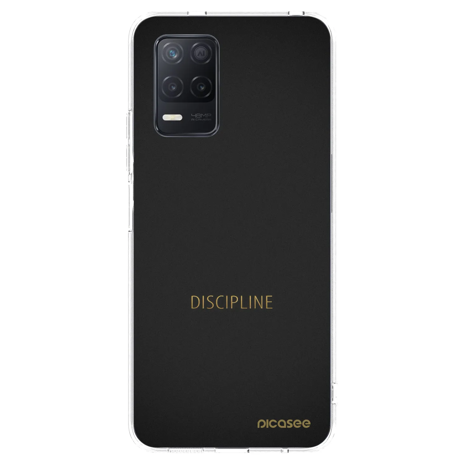 Picasee Realme 8 5G Hülle - Transparentes Silikon - Discipline