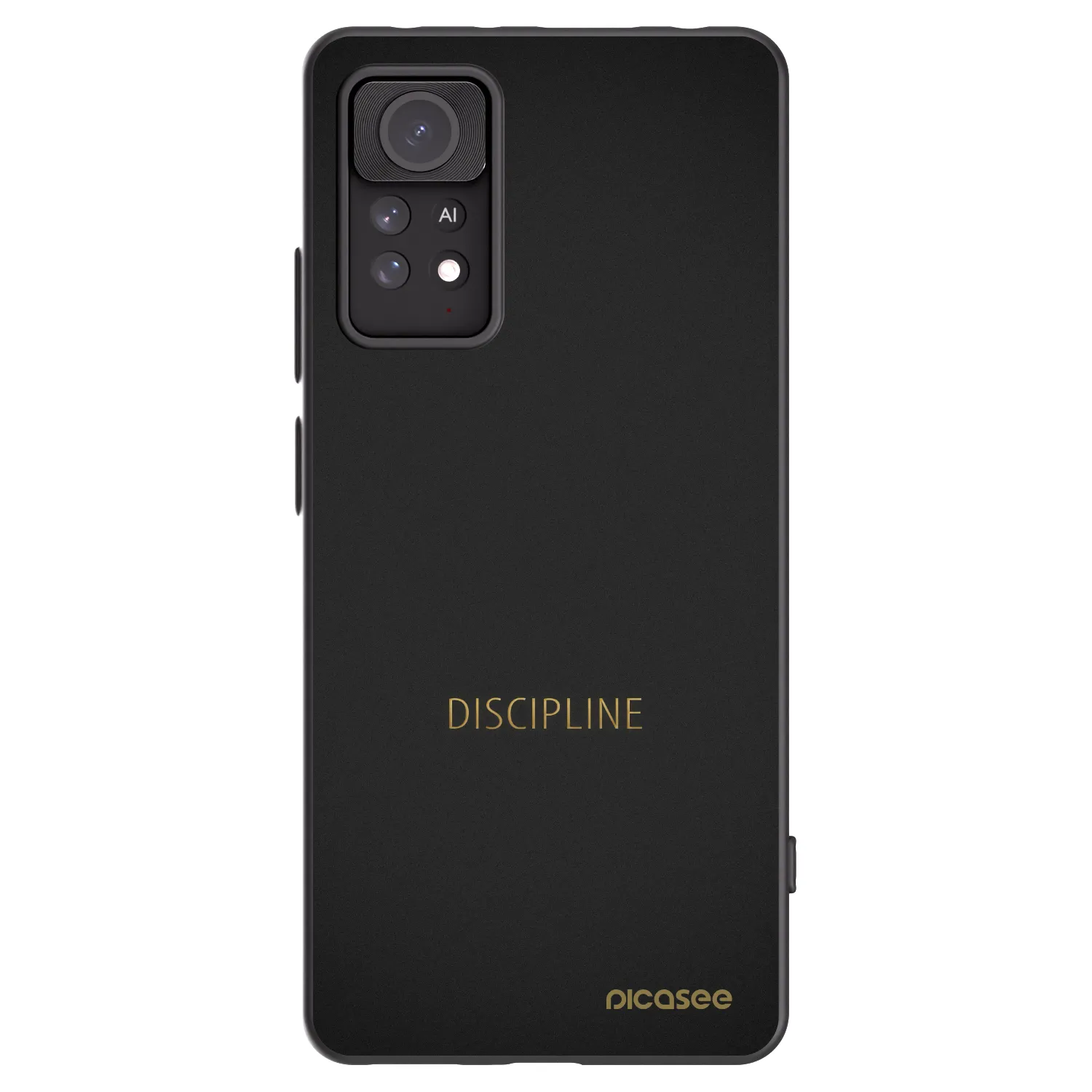 Picasee Xiaomi Redmi Note 11 Pro 5G Hülle - Schwarzes Silikon - Discipline