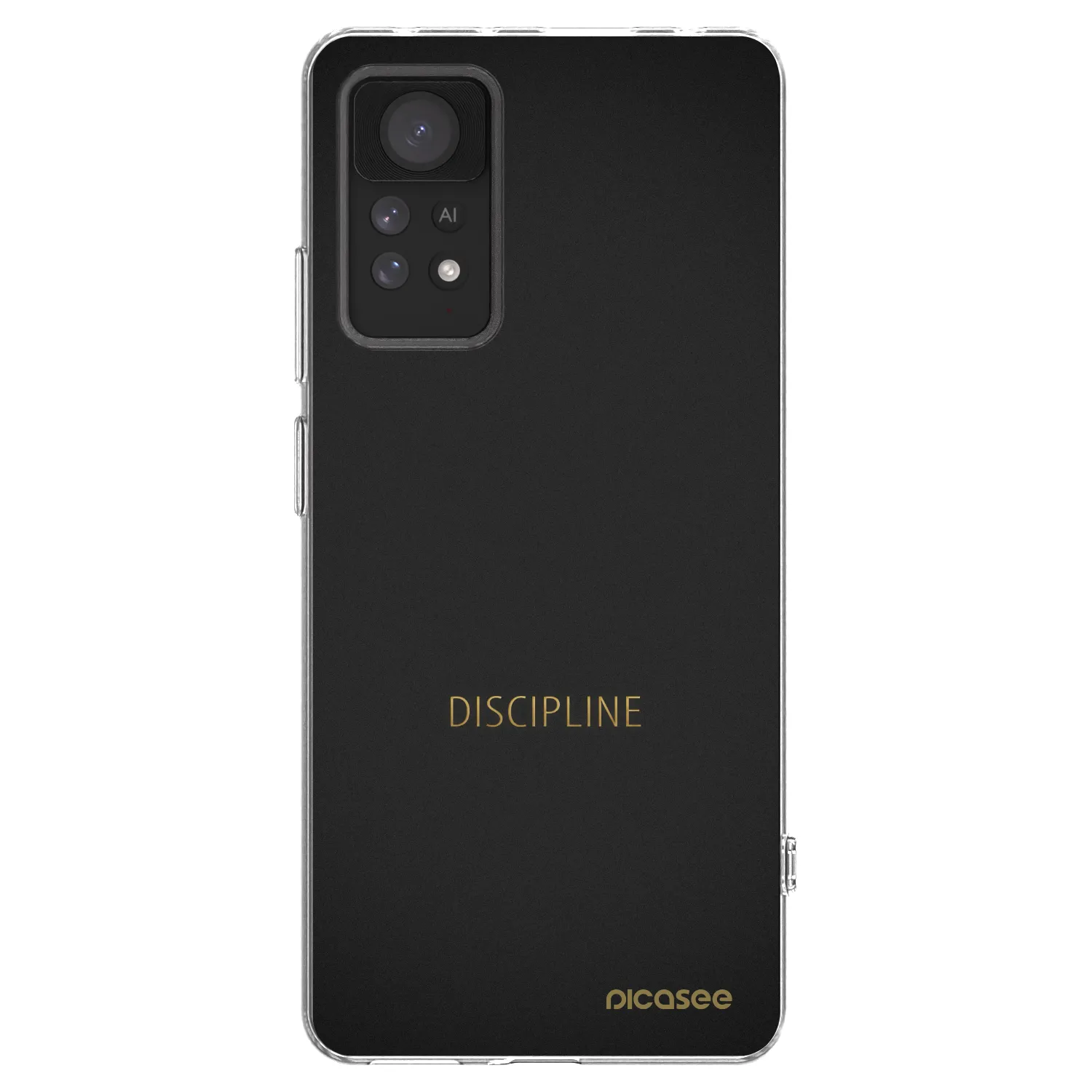 Picasee Xiaomi Redmi Note 11 Pro 5G Hülle - Transparentes Silikon - Discipline