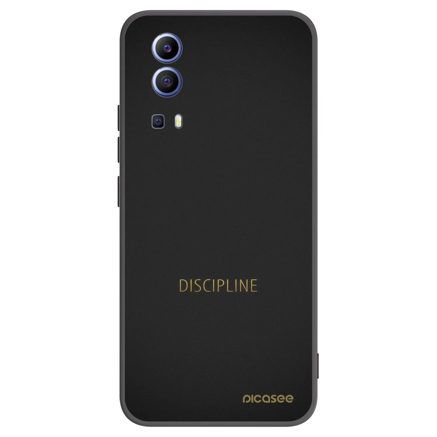 Picasee Vivo Y52 5G Hülle - Schwarzes Silikon - Discipline