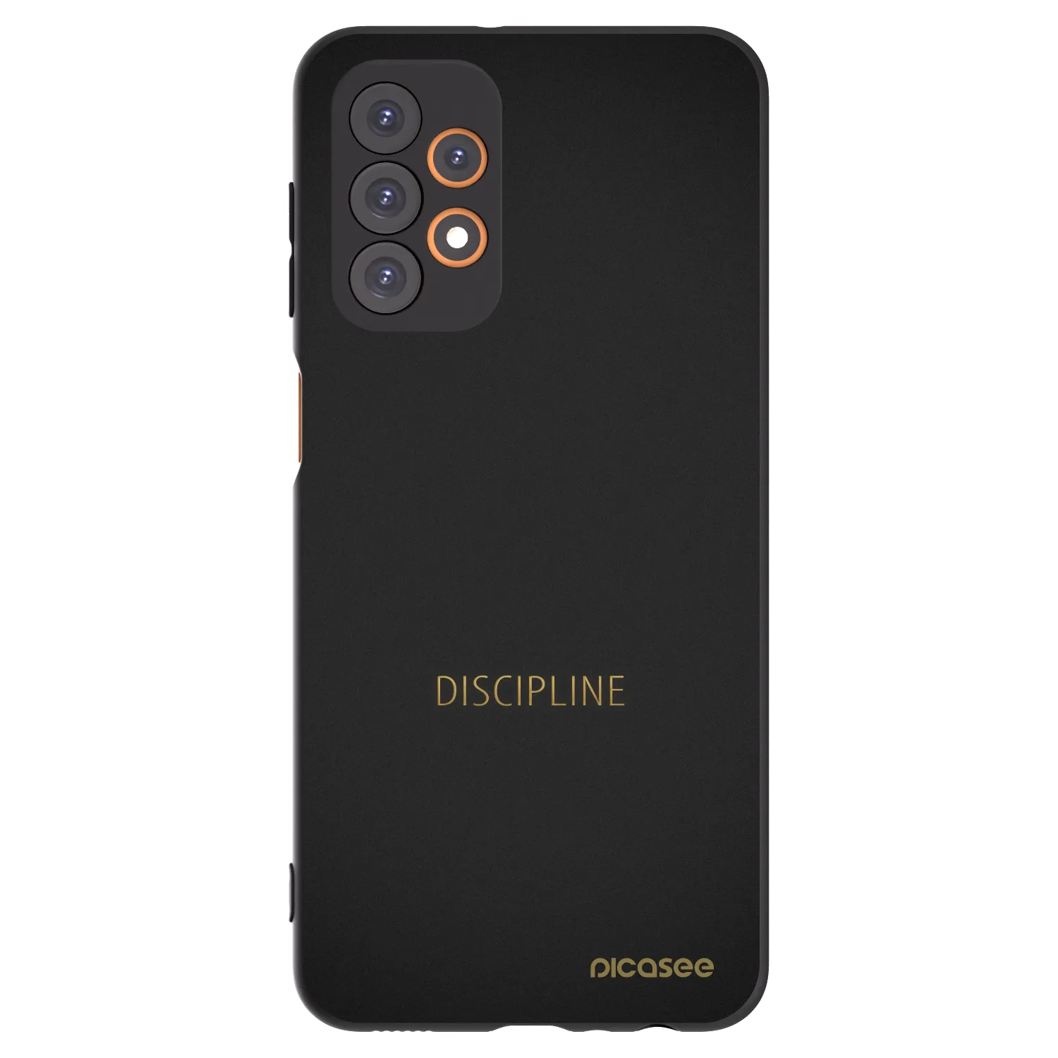 Picasee Samsung Galaxy A23 A236B 5G Hülle - Schwarzes Silikon - Discipline